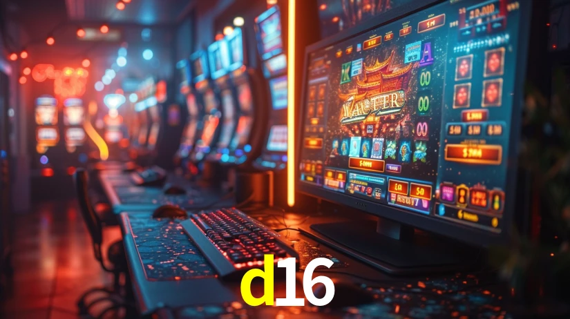d16: Jogos de Caça-Níqueis-Altas Recompensas, Roleta-Velocidade, Blackjack-Desafios Máximos